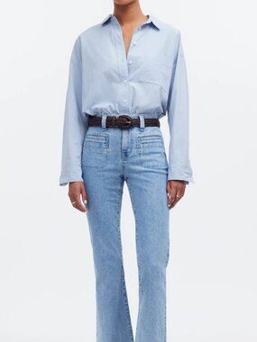 Madewell Blue Straight Leg Jeans Classic Style